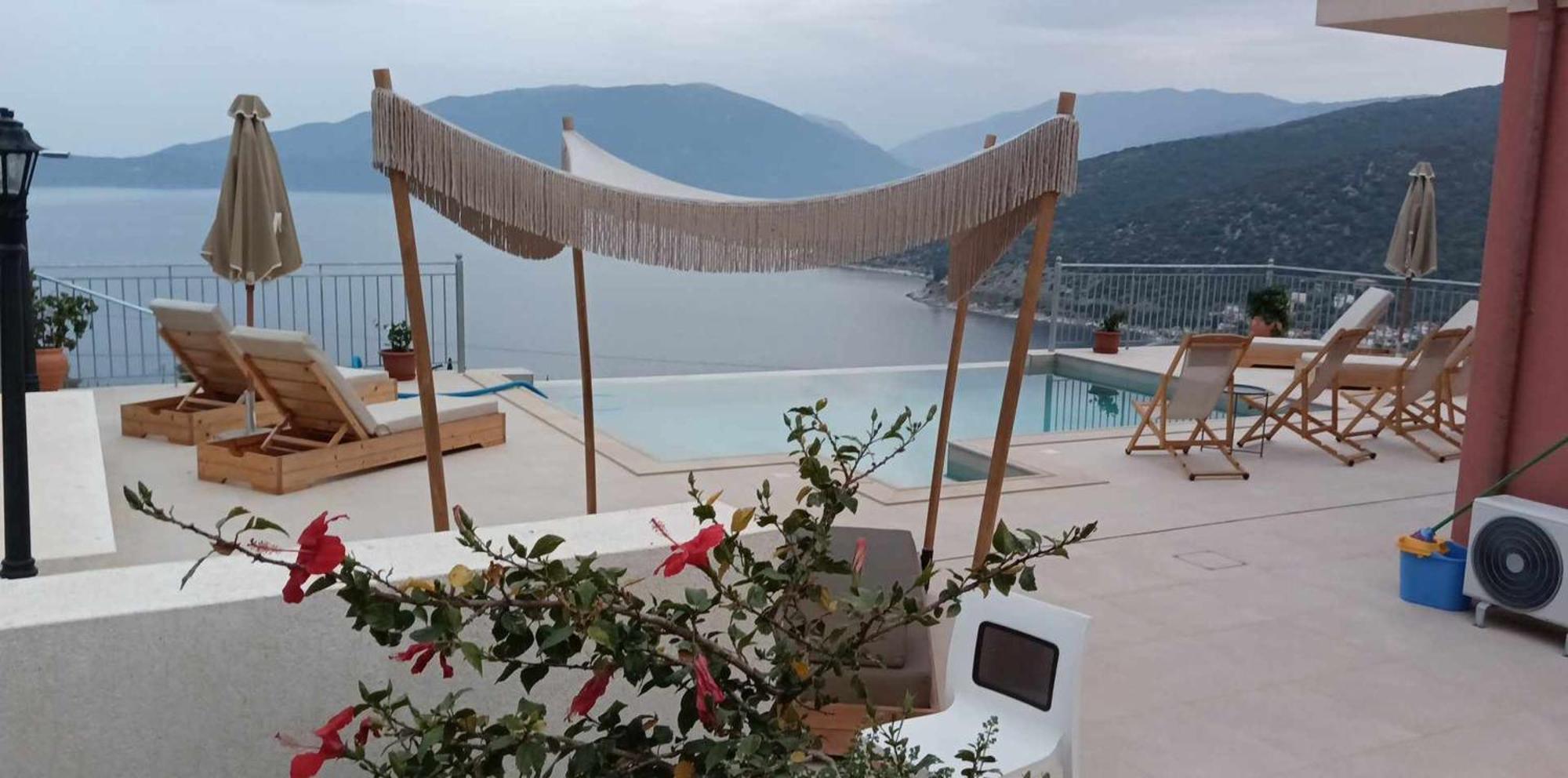 Augustela Villa Seaview Vacation Villa Agia Efimia Exterior photo